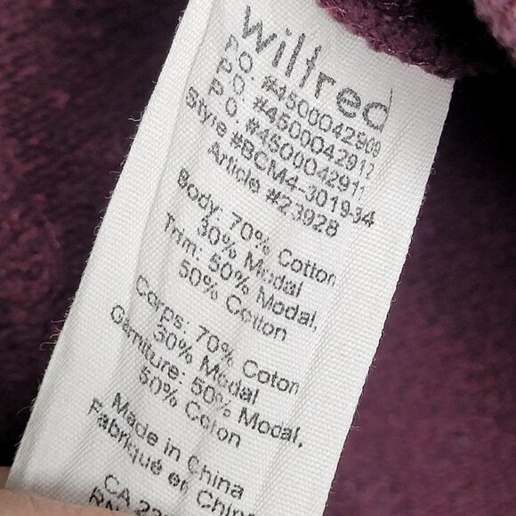 ARITZIA Wilfred Diderot Cocoon open front cardigan Purple size medium - Picture 5 of 11